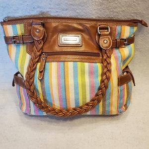 Rosetti Multicolored M/L Satchel Tote Bag, RN 108833, NWOT